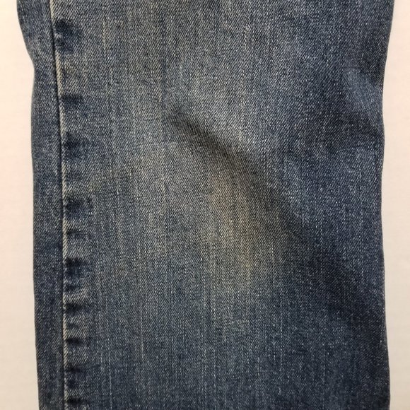 Old Navy jeans 4 Bootcut Just Below Waist lightly distressed denim VINTAGE - Picture 5 of 16